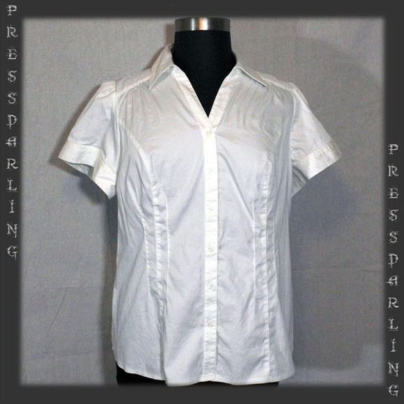 LB Versatile White Button Front Shirt/Blouse - Picture 1 of 7